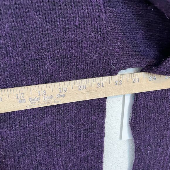 Stitchfix RD Style Womens Small Plum Purple Sweater Tulip Hem Crew Neck NWOT - Picture 6 of 7